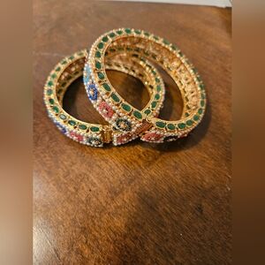Indian exotic Bangles - set of 2 brand new never used
